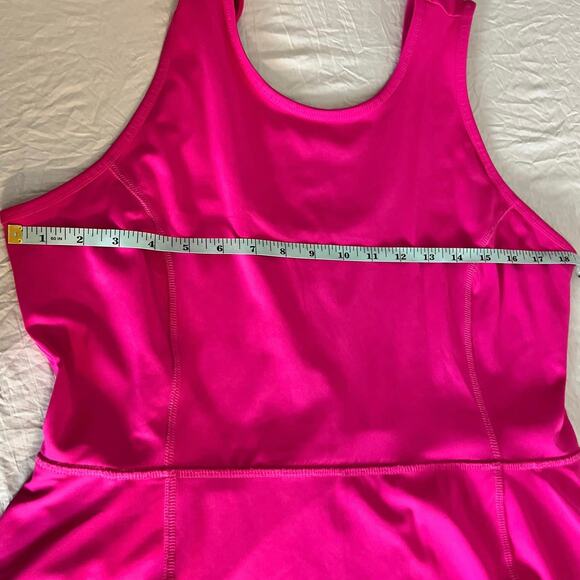 Spyder Activewear Tank Mini Dress Romper In Pink Size XL - Picture 6 of 9
